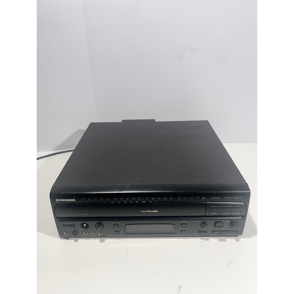Pioneer CLD-V840 LaserKaraoke CD CDV LD LaserDisc Player Vintage 1993 Japan